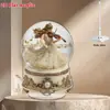 Impresión Plana Transfronteriza 2D Plano Rotación de 360 Grados Escena de Nieve Casa de Pingüinos Decoración de Escritorio Interior y Exterior Festival