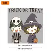 Pegatinas Decorativas Temáticas de Halloween Transfronterizas para Bares, Cafeterías, Calcomanías para Ventanas de Cristal y Pegatinas para Jardín de Infancia