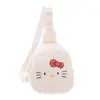 Bolso Cruzado de Hombro de Lana de Cordero Nuevo Otoño e Invierno Transfronterizo Gato Lindo Dibujo Animado Versátil Versión Coreana Ins Bolso de Pecho para Niños