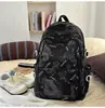 Versión Coreana de la Nueva Mochila Estilo Ins de Alta Apariencia Estilo Universitario Fresca y Linda con Oso para Estudiantes de Secundaria y Preparatoria, Mochila Ligera