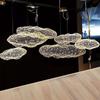 Lustre de restaurante estilo industrial, luminária de ferro com rede de nuvem, lâmpada de chá com leite, loja de roupas, bar, estrelado, nórdico, vaga-lume, internet café
