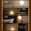 Lámpara de inducción inteligente del cuerpo humano pasillo luz nocturna desenchufada automática superbrillante pasillo de baño dormitorio hogar nuevo