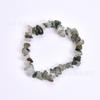 Pulsera de grava de cristal natural griego transfronterizo de Amazon ágata jade pulsera de piedra irregular joyería al por mayor