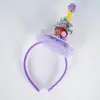 Sombrero de Pompones de Dulces de Cumpleaños para Niños Dopamine con Tul para Fiesta de Cumpleaños de Niña Princesa Sombrero para la Cabeza