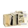 Caja de almacenamiento con sujetalibros, separador de libros retráctil para escritorio, estantería de oficina, portalápices para escritorio de estudiante, estante de almacenamiento