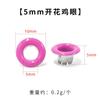 En stock al por mayor pintura de color hebilla de ojo de pollo floreciente equipaje de ropa remache hueco zapatos con agujero anillo de círculo hebilla de aire para ojales