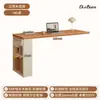 Mesa de Canto de Madeira Maciça Estante Mesa Integrada Estudo em Casa Quarto de Estudante Mesa de Estudo Escrita Mesa para Computador de Mesa Quarto