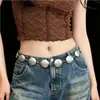 Joias Transfronteiriças Europeias e Americanas Anel Geométrico Retro Corrente de Cintura Corrente Corporal Feminina Estilo Ocidental Corrente de Metal Fabricante Atacado