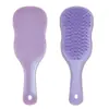 Atacado de Ponto Pequeno Pente Massageador de Guitarra Pente Elástico Dentes Penteado Pente de Cabeleireiro Cuidados com o Cabelo Couro Cabeludo Pente Massageador de Cabelo Liso