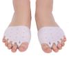 Almohadilla Frontal de Panal de Cinco Agujeros, Juanete, Solapamiento del Hueso del Dedo Gordo del Pie Absorción de Impactos, Protectores de Dedos Divididos para Dedos de los Pies y Dedos de los Pies Femeninos Fabricante de Origen