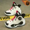 Sapatos Masculinos Tênis de Basquete 2026 Novo Outono Inverno Superfície de Couro Tênis Esportivo de Corrida Infantil Masculino Antiderrapante Treinamento Amortecimento