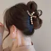 Presilha de cabelo de garra de tamanho médio, simples e versátil, para mulheres, toque de alta qualidade, novo estilo 2026, para penteados semi-presos, presilha tipo tubarão, presilha para o topo da cabeça, acessório de cabelo