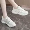 Tênis feminino C9005 com sensação confortável, modelo verão e outono 2026, sapatos casuais antiderrapantes para trilha com superfície em malha