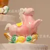Luoyang Wenchuang Cerâmica Acompanhante Decorações de Pônei Ornatos de Cavalo Carimbado em Nuvem Ornatos Detalhados de Decoração de Nuvem Presentes Fofos