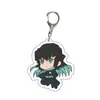 Llavero de Acrílico de Doble Cara Serie Navideña Espada Exterminadora de Fantasmas Colgante para Mochila Joyería Disponible