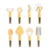 Conjunto de Utensílios de Cozinha Plástico Faca de Pizza Ralador de Melão Abridor de Garrafa Aço Inoxidável Ferramenta de Cozinha Conjunto de 8 Peças