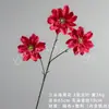 Flor de Begônia Simulada de 3 Cabeças Buquê de Flores Artificiais Decoração de Cena de Casamento Estilismo Arte Floral Fabricante de Decoração de Flores de Seda Atacado