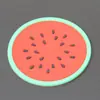 TEMU Porta-copos Colorido Cor de Gelatina Formato de Fruta Base de Copo de Silicone Criativo Antiderrapante Isolamento Térmico Porta-copos