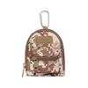 Mochila mini personalizada estilo fanático militar, bolsa de llaves para colgar en la cintura multiusos, bolsa de almacenamiento para cambio y artículos varios, colgante decorativo