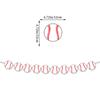 Decoración para Fiesta Temática Deportiva de Béisbol 2025 Bandera Deportiva de Softbol Tira de Flores de Papel Globo Traje Venta al por Mayor Personalizado