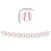 Bandera de Decoración de Cumpleaños Copa Mundial de Béisbol Sub-18 Transfronteriza Globo de Vórtice Triangular Traje de Panal Venta al por Mayor Personalización