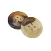 Botones de Resina con Patrón Redondo de Cuatro Agujeros, Botones Versátiles para Trajes, Chaquetas, Abrigos Largos, Abrigos de Lana
