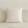 Almofada de Sofá de Pelúcia de Algodão Cor Sólida Transfronteiriça Almofada de Sofá Minimalista Moderna Decoração de Sala de Estar Almofada de Cabeceira
