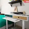 Mesa de Computador Bandeja para Teclado Acessórios para Mesa de Computador Bandeja de Madeira Pendurada Trilho de Duas Seções Deslizante Bandeja para Teclado