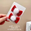 Diadema Roja con Lazo Grande de Año Nuevo para Niños Accesorios para el Cabello Hanfu Borla Linda Pinza para el Cabello Pinza para el Cabello de Año Nuevo para Niñas