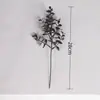 Simulação de folhas de eucalipto preto halloween decoração de mesa transfronteiriça folhas artificiais de eucalipto preto