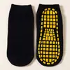 Calcetines Antideslizantes para Trampolín de Niños, Calcetines de Piso con Puntos, para Parque Infantil, Bebé, Aprendizaje Temprano, Caminar, Calcetines de Yoga para Adultos en Interiores