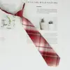 Camisa de corbata pequeña para mujer Jk Estilo universitario Suave Una cuchilla Ins japonés Chica Versátil Cuadros Sin golpe Uniforme estudiantil