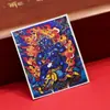Dzambala Negro pintado tibetano pintura Thangka pintada a mano lienzo central impresión microchorro Thangka cultural y creativo Zakiralam al por mayor
