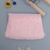 48 colores de fábrica al por mayor fila de borlas de poliéster encaje de flecos alfombra color cortina textil para el hogar accesorios de ropa procesamiento al por mayor