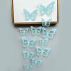 Amazon transfronterizo 3d Pegatinas de pared de mariposas huecas tridimensionales sala de estar decoración de fiesta de festival de cumpleaños hogar joyería tridimensional