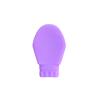 Cabeça de pincel de máscara de silicone direto da fábrica transparente cabeça de pincel de maquiagem de beleza DIY cabeça de pincel de máscara rosa em estoque atacado