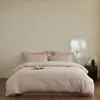 Conjunto de 4 Peças Jacquard 60 Fios 100% Algodão com Bordado de Rosa, Brocado 100% Algodão, Roupa de Cama com Conforto Tridimensional