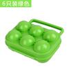 Caja de Huevos para Exterior Plástico de Burbujas Hogar Picnic Portátil Plástico 6 Compartimentos 12 Compartimentos Caja de Embalaje Tenis de Mesa Juego Familiar