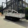 Vehículo Plano con Orugas para Minería, Diseño Ligero, Conducción Bidireccional, Operación Fácil, Vehículo Plano Pequeño con Orugas