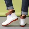 Botas de chuva brancas, resistentes a óleo, ácidos e álcalis, antiderrapantes, de cano alto, adequadas para fábricas de alimentos, botas de trabalho sanitárias, botas para água rasa, sapatos de trabalho unissex para chefs