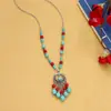 Pendientes Étnicos Bohemios Europeos y Americanos Pendientes Largos de Borlas Coloridas Pendientes de Estilo Exótico de Moda Venta al por Mayor