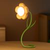 Luminária de Noite Rosa Girassol Luminária de Mesa de Cabeceira Quarto Luminária de Ambiente Pequena Luminária de Mesa Mini Enfeites Decoração de Mesa