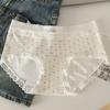 Calcinhas de Renda Estilo Japonês Menina Desejo Puro Modal Doce Confortável Respirável Cintura Média Sem Costura Triângulo para Mulheres
