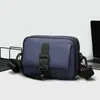 Bolso de Mano Transfronterizo para Hombre con Múltiples Bolsillos, Bolso de Mano de Negocios con Textura de Alta Calidad, Resistente al Desgaste, Ligero, Bolso Cruzado de un Solo Hombro para Hombre