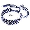 Pulseras Tejidas de Venta Caliente Europeas y Americanas, Pulseras de Amistad Arcoíris Hechas a Mano Estilo Étnico Nepalí, Joyería al por Mayor