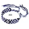 Popular en Europa y América: Pulseras Tejidas Arcoíris Hechas a Mano en Estilo Étnico Nepalí, Venta al por Mayor de Joyería
