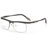 Nuevo Marco de Gafas con Línea de Cejas para Hombres, Marco de Gafas de Estilo Artístico, Marco de Gafas de Moda para Hombres, Disponible para Venta al por Mayor Zc190