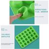 Molde mini bolo silicone 24 cavidades redondo poroso Mofen cup forma assar gelatina DIY fazer molde assar