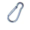 Hebilla de aleación de aluminio para montañismo al aire libre, 8 unidades, hebilla colgante grande, anillo de conexión, accesorios para equipaje, gancho para equipo de pesca