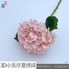 Hortensia Verano Sin Fin Pequeña 3D Rama Única Hortensia Sensación al Tacto Arco de Flores para Hotel Flor Artificial Boda Paisaje Flor Falsa
